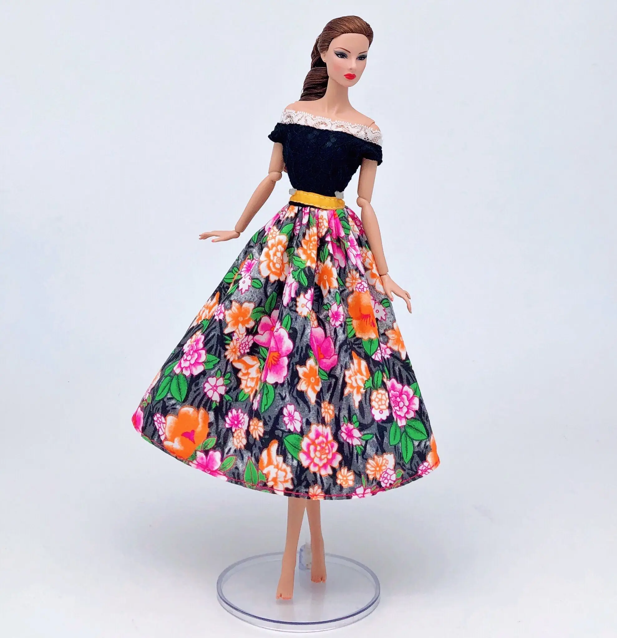 Платья ручной работы для куклы Барби одежда принцессы платье-комплект вечеринки