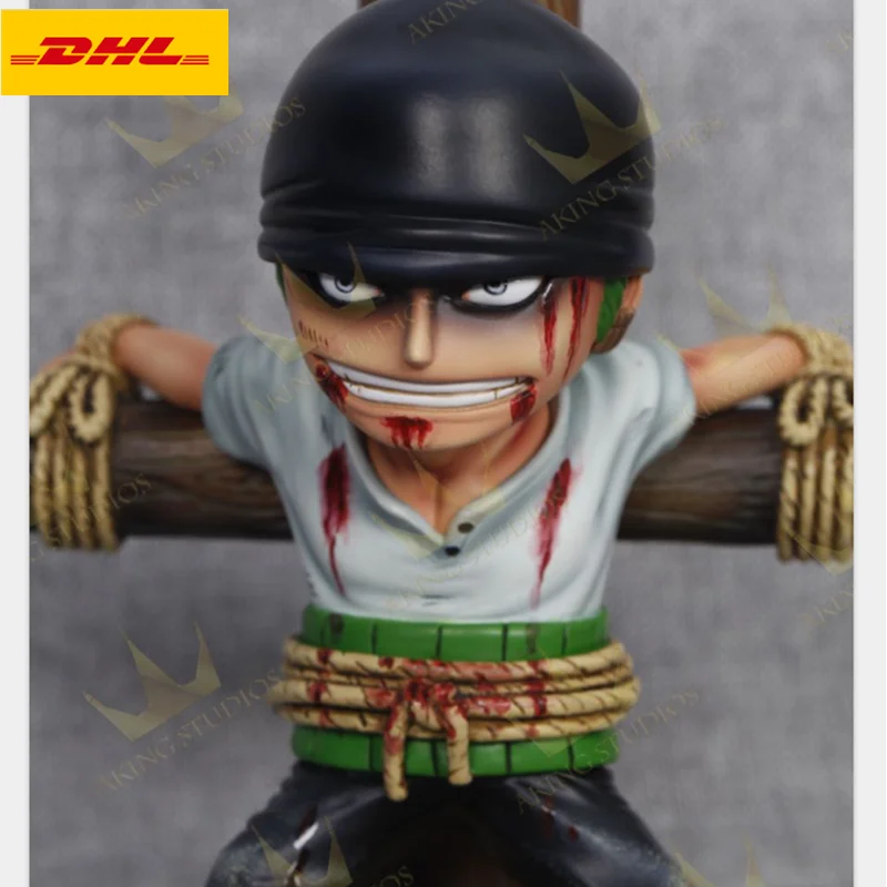 

57.1 " AK ONE PIECE Statue Roronoa Zoro Pirate Hunter Bust Original Version GK SD Ratio Full-Length Portrait Action Figure Toys