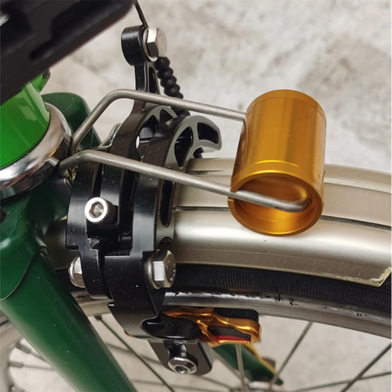 

K1MB для велосипедсветильник ры Brompton, держатель, передняя вилка, алюминиесветильник фара, фиксированный кронштейн, водонепроницаемые велоси...