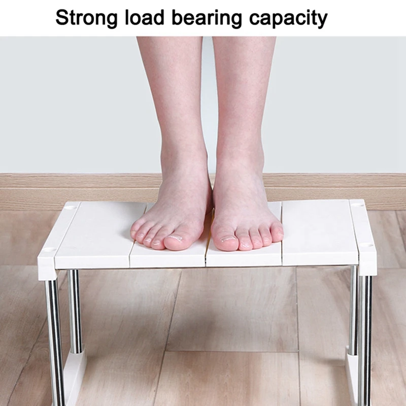 

1 Pcs Kitchen Cabinet Counter Shelf Organizer Rack & 1 Pcs Non-Stick Hamburger Press