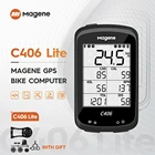 Велосипедный компьютер Magene C406 Lite, GPS, беспроводной спидометр, водонепроницаемый, Bluetooth, датчик частоты вращения педалей