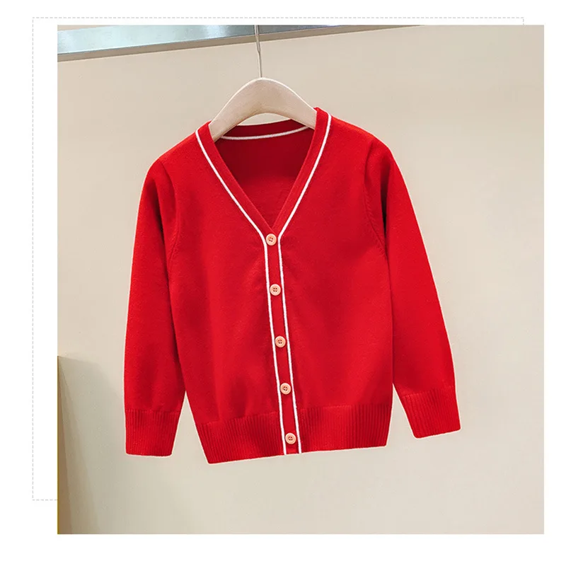 Детская одежда свитер для мальчиков кардиган маленьких девочек сезон осень-зима