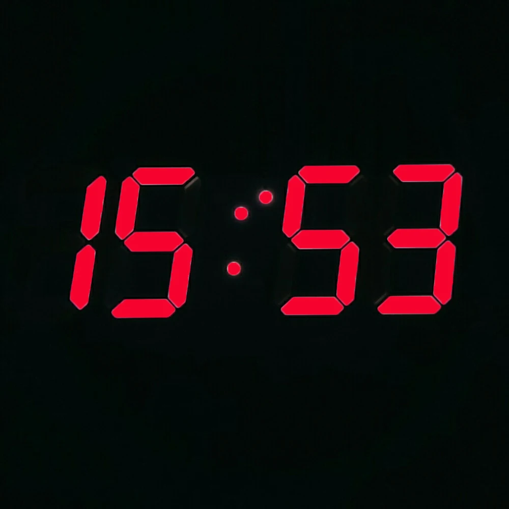 Светодиодный Будильник часы USB зарядка электронные цифровые настенные подвесные