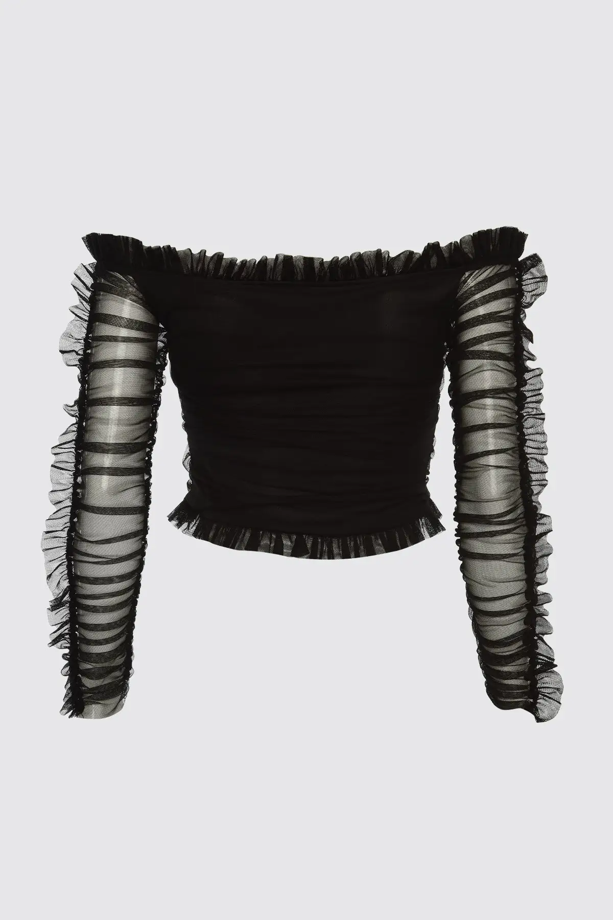 

MLLA Black Lacing Detailed Bluz TPRSS21BZ0004