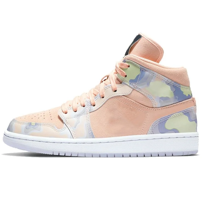 

Camiseta nueva calidad zapatos de baloncesto de aire Retro 1 Alta OG juego real prohibido sombra criado dedo verde arcilla