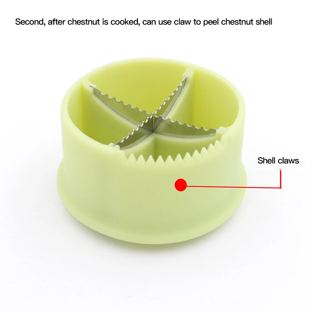 Креативный Быстрый нож с зажимом для каштанов щипцы грецких орехов пластиковая