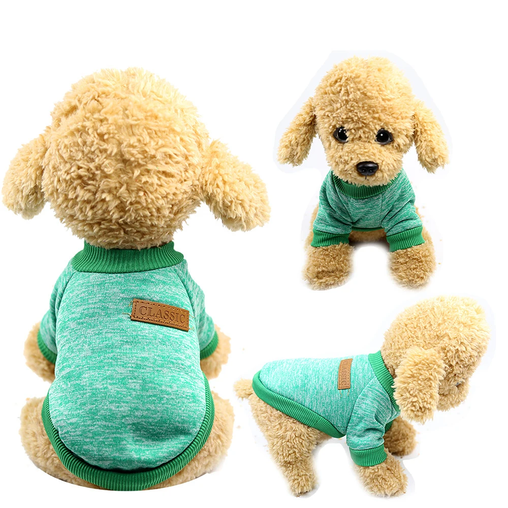 Классический шерстяной свитер для домашних животных кошек и собак теплые