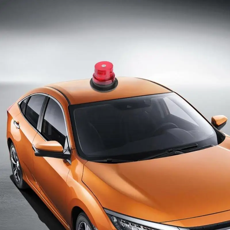 VODOOL Universal Magnetic Adsorption 12/24V Car LED Strobe Warning Light Vehicle Police Emergency Flashing Lighting Beacon Lamp |