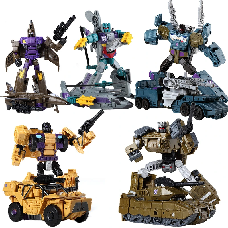 Экшн-фигурка HaiZhiXing Bruticus G1 5 в 1 игрушка-трансформер робот машинка-трансформер |