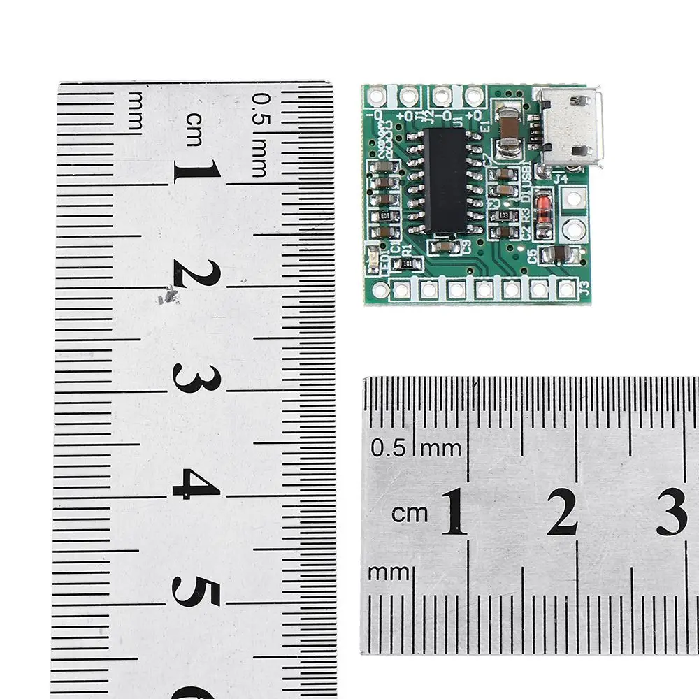 CLIATE 5 шт. Мини Класс D Цифровой усилитель доска 2*3 Вт USB Усилитель мощности доска DIY bluetooth динамик чипы DC 5 В
