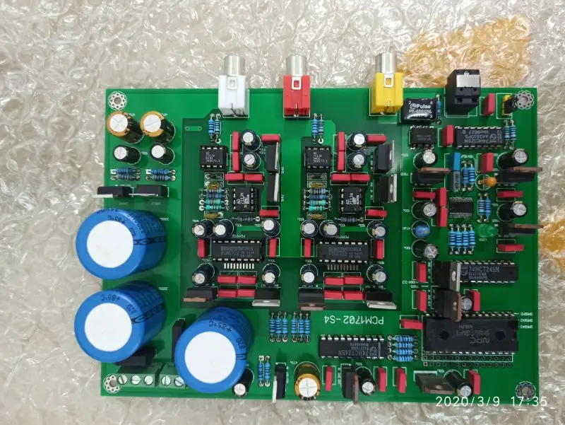 

Плата декодера PCM1702 DAC, коаксиальный вход, 15 в, 9 в перем. Тока