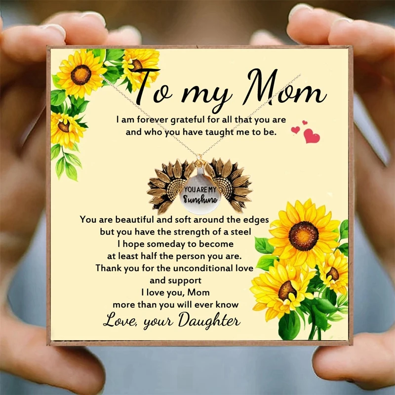 Женское ожерелье с подвеской Ты мой Солнечный свет