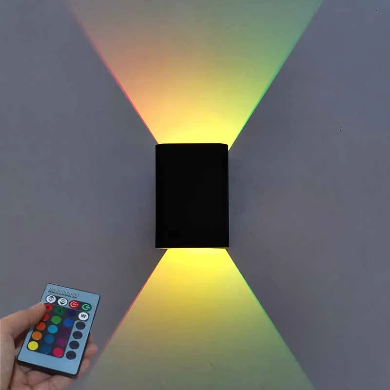 

Современная светодиодная настенная лампа 5 Вт, RGB, украшение для спальни, прикроватная лампа, светильник, освещение для промышленного проект...