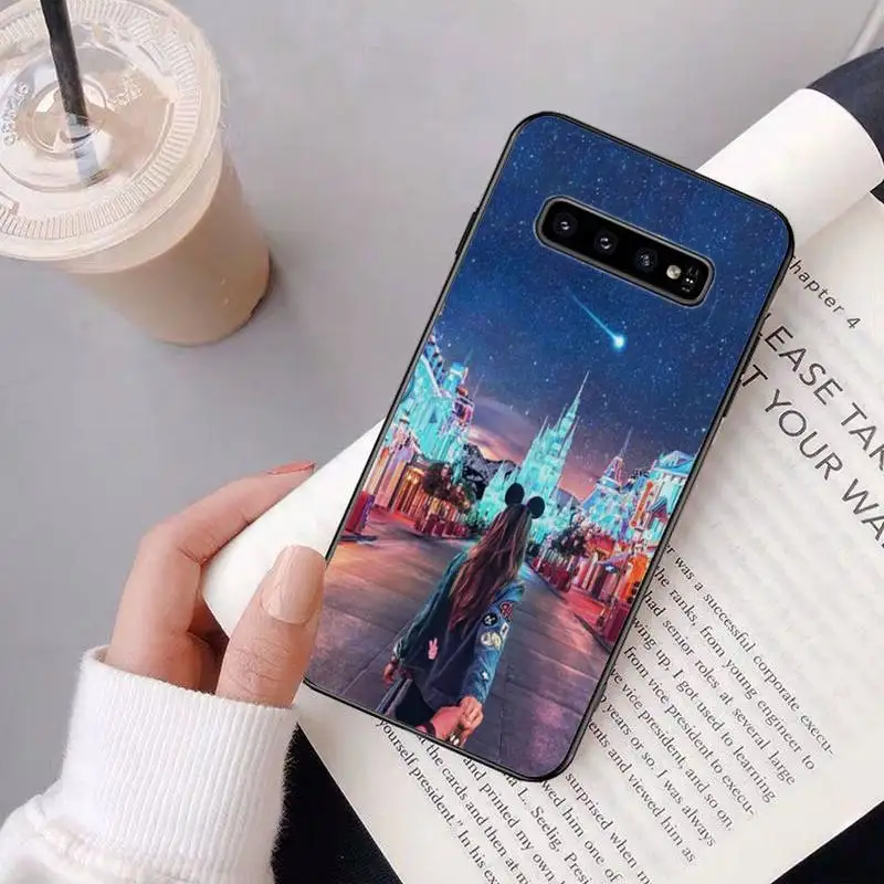 

Follows Global Travel Luxury Brand Phone Black Case Back Shell For Samsung Galaxy S8 S9 S10e S20 PLUS J6 J600 Cases Cover