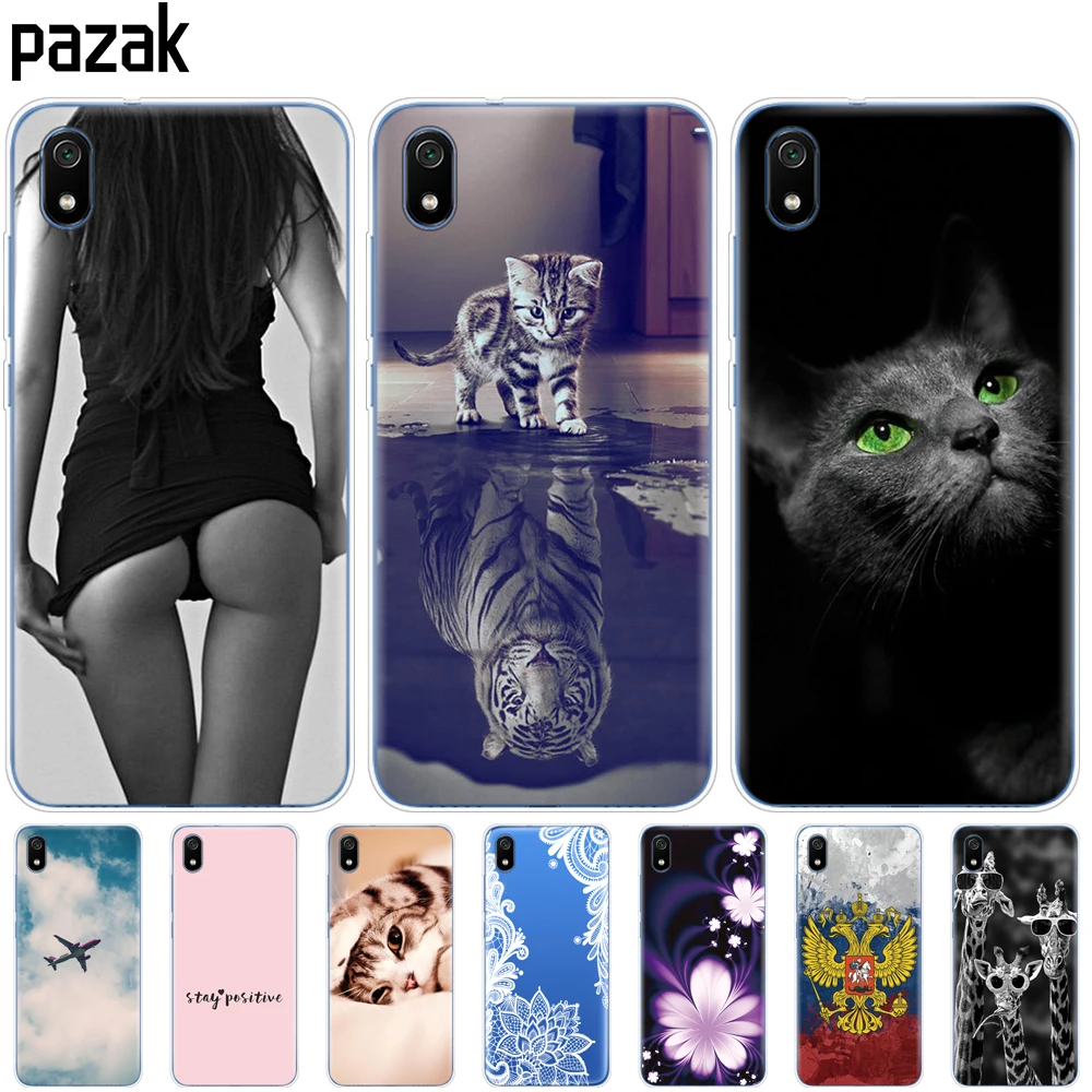 Чехол для xiaomi redmi 7a чехол coque oft tpu задняя силиконовая крышка для redmi 7 a бампер hongmi 7a copas кожа Ударопрочный fundas