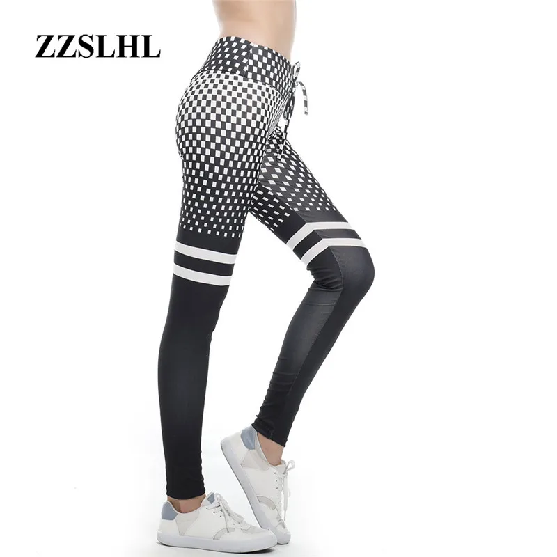 

Sexy Women Leggings 2020 Fashion Printed Fitness Leggings Women Compression Push Up Leggings Printing Patchwork Trousers