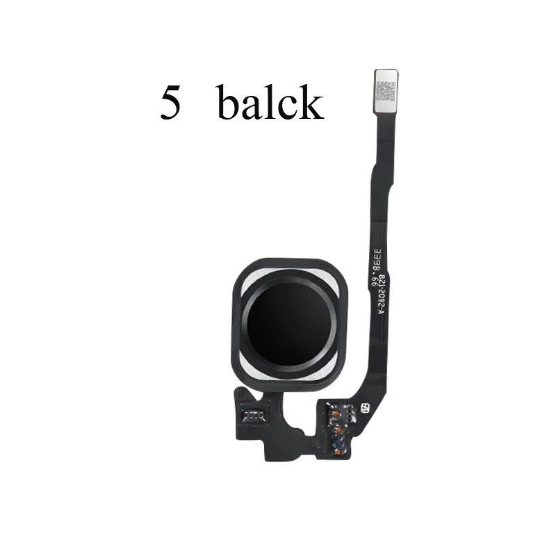 for iphone 5 black Aokin 1 шт. кнопка Home с гибким кабелем для iphone 5 5C 5S 6 6plus 6s Plus 7 7plus Кнопка Home Flex в сборе для iphone 6s - Цвет: for iphone 5 black