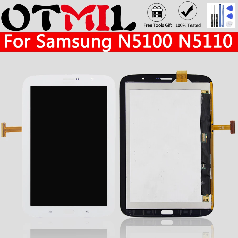 Оригинальный сенсорный ЖК-экран для Samsung Galaxy Note 8 0 N5100 N5110 | Компьютеры и офис