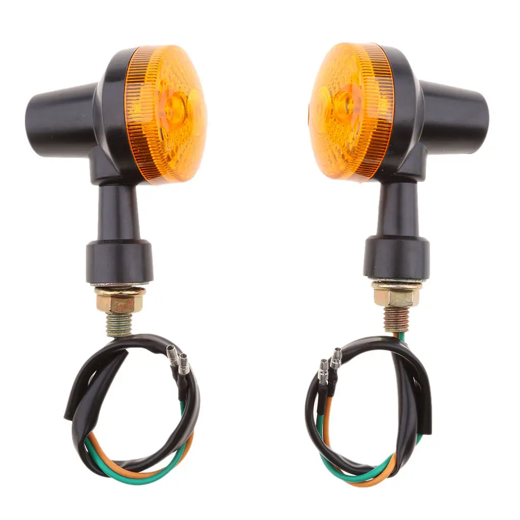 

2 Pieces Motorcycle LED Turn Signal Light Blinker Indicator Front Rear Light 12V