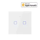 Умный сенсорный светильник ель света с Wi-Fi, настенный выключатель, европейский тип, работает с Apple HomeKit, светильник умного дома