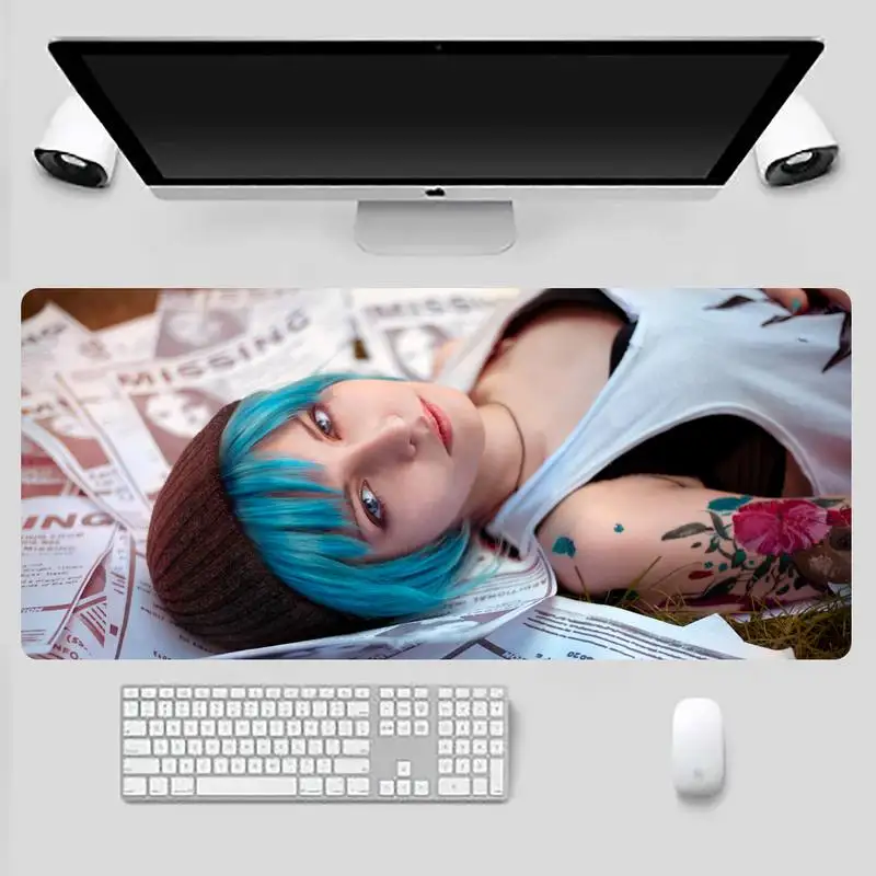 

life is strange game Customized laptop Gaming mouse pad Desk Table Protect Game Office Work Mouse Mat pad X XL Cushion mouse pad
