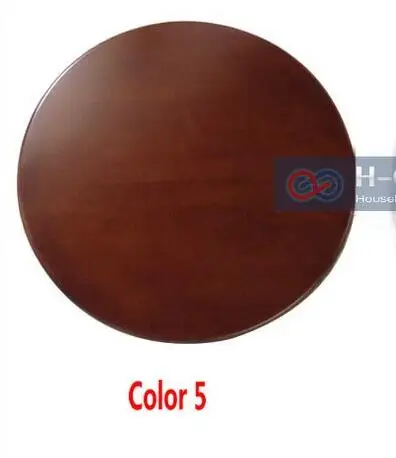 COLOR 5 HQ WL2 80 см/32 дюйма Dia твердой древесины дуба Lazy Susan поворотный стол обеденный стол поворотная пластина - Цвет: COLOR 5