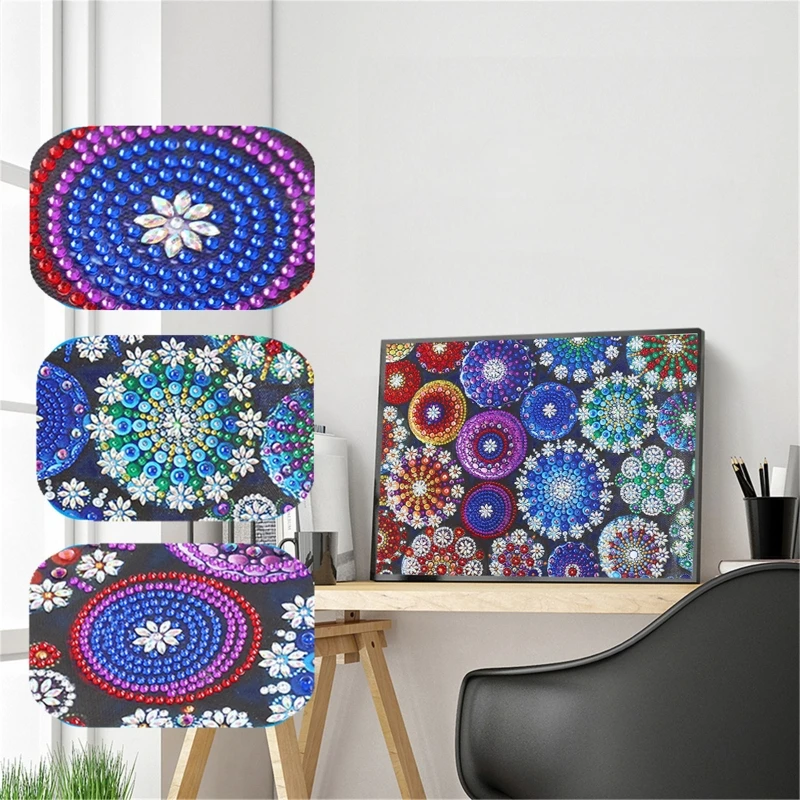 

Flower Diamond Painting Kits for Adult Drill Paint with Diamonds Mandala