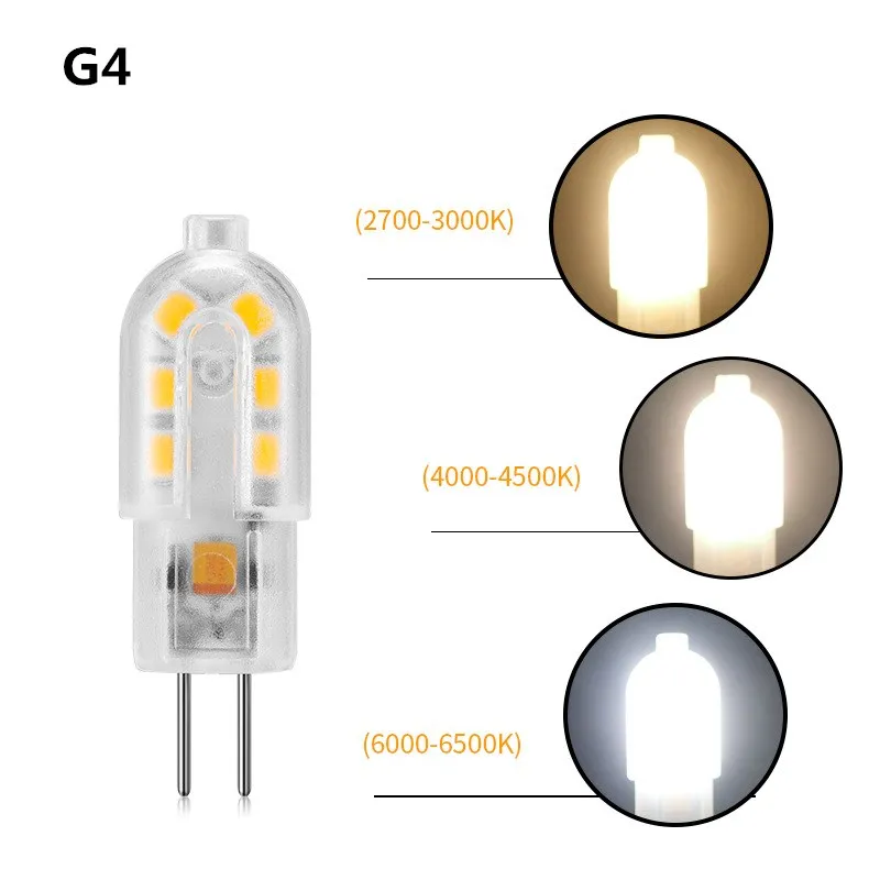 Светодиодная лампа G4 10 светодиодный т. 12 В 220 светодиодная 3 Вт SMD 2835 мини-лампа