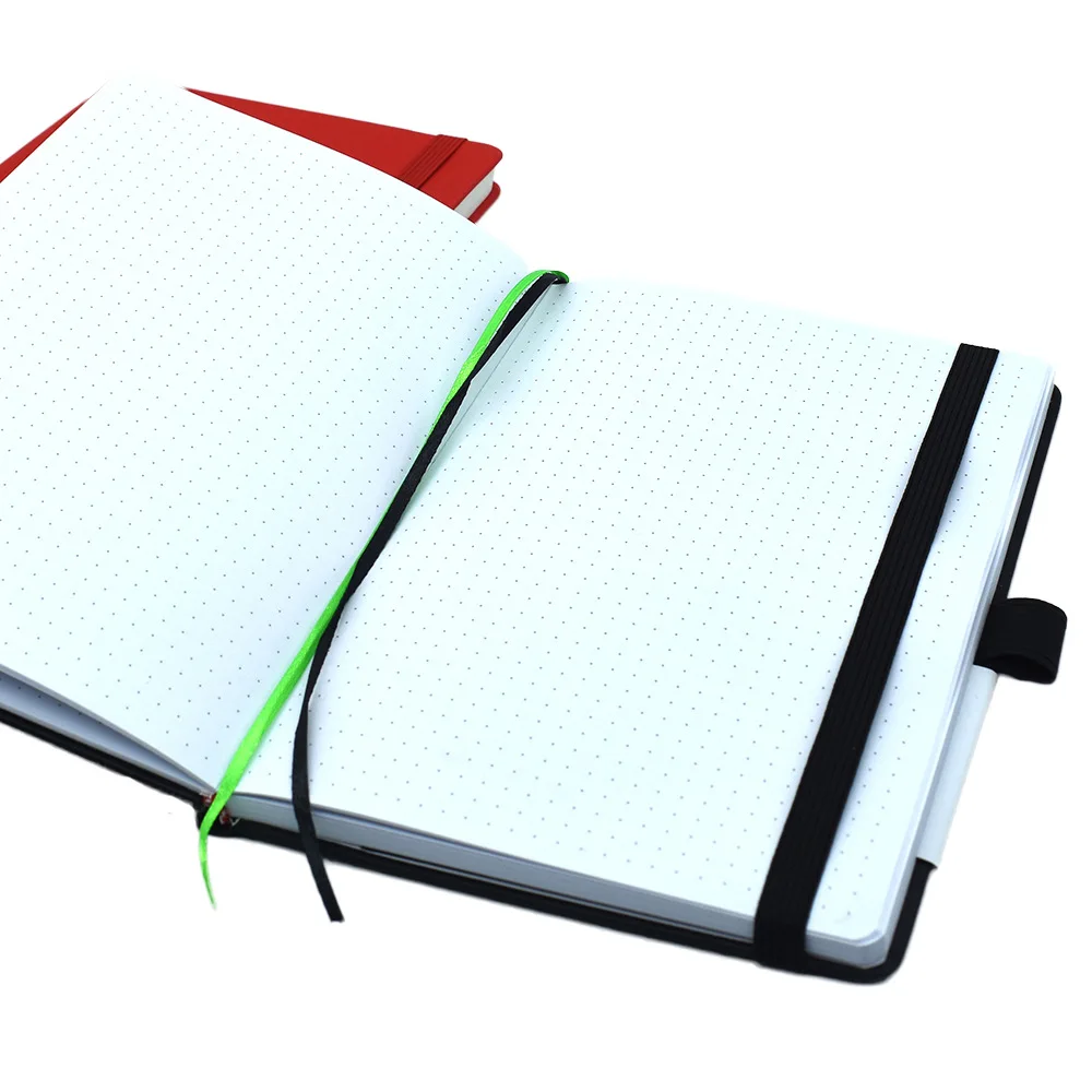

Bullet Notebook Dot Grid Inner Page Thick 100g Paper A5 Notepad Office Business School Pure Color Stationery Simple Travel Diary
