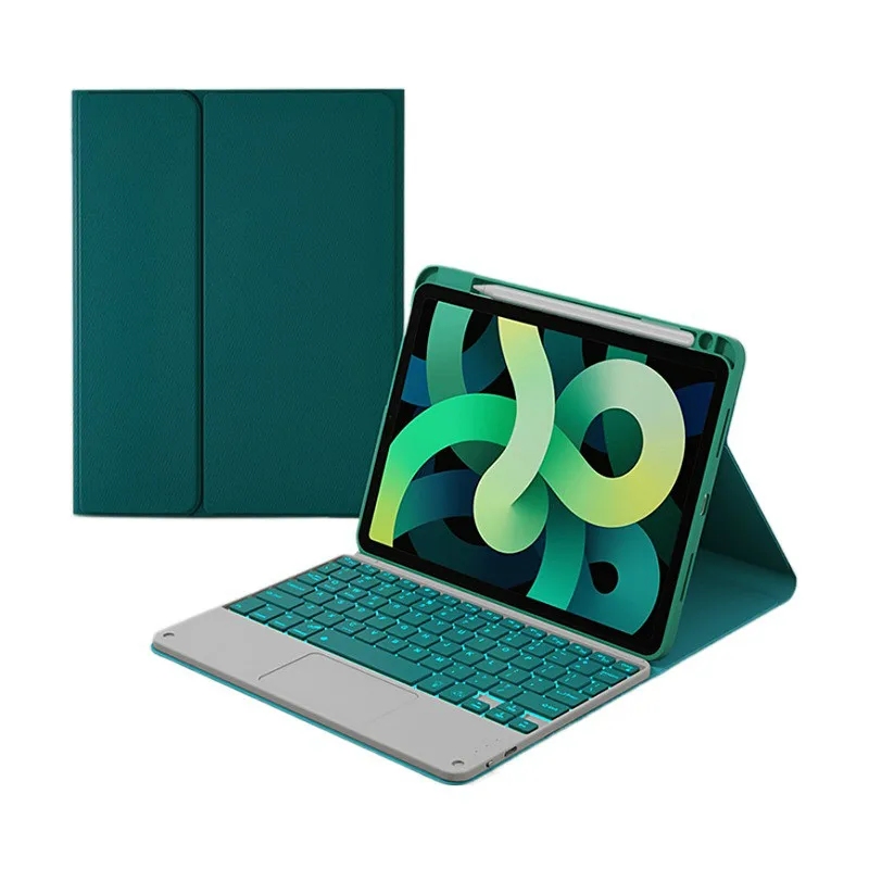 Модный чехол для IPad 10 2 2020 2019 Air 3 4 Pro 11 5 2021 Беспроводная Bluetooth сенсорная клавиатура