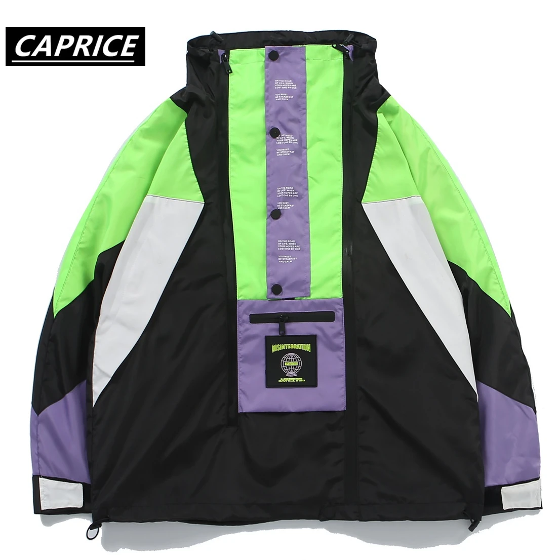 Уличная одежда с задними карманами полумолния пуловер ветровка спортивные