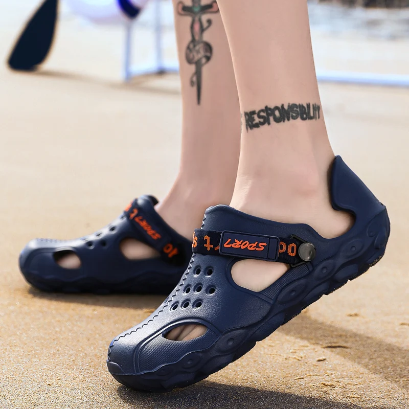 2020 мужские пляжные сандалии Сезон лето Открытый бассейн Мужская обувь Новая