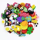 Смешанные Различные случайные подвески, подходят для обувибраслета, подарки для детей, 100 шт.
