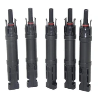 5pcs male to female fm set in line fuse panel cable connector 30a fuse use for solar panel connector cable waterproof ip65