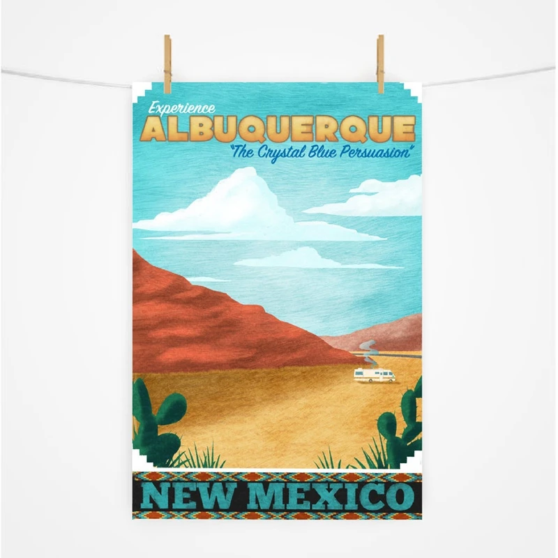 New Mexico Poster Canvas Art Prints Albuquerue Travel Wall Painting Picture for Home Decor | Дом и сад