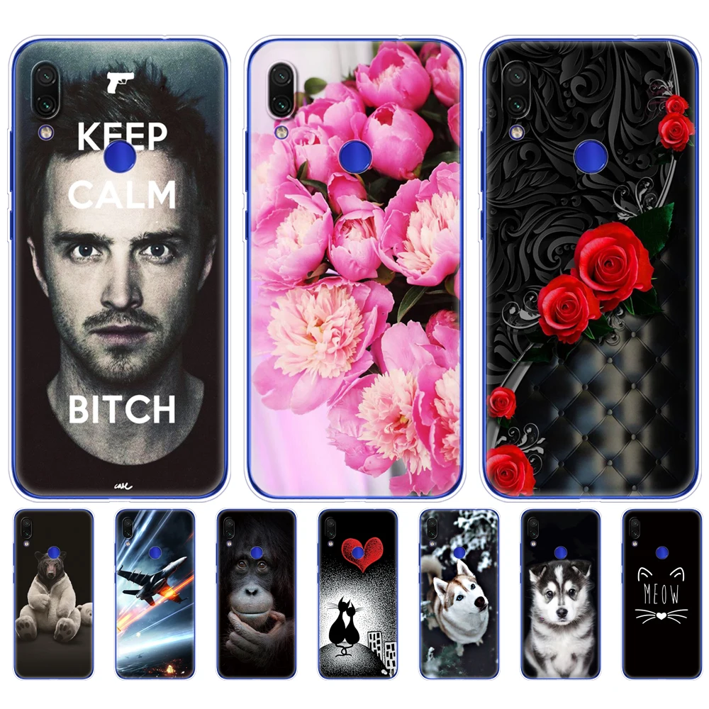 Чехол для Xiaomi Redmi Note 7 силиконовый мягкий чехол из ТПУ Coqa 6 3 дюйма защитный с полным