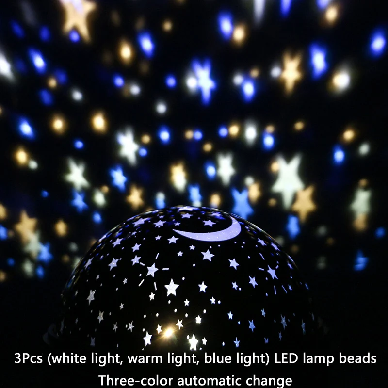 Светодиодный проектор звездного неба лампа Звезда Ночной Светильник вечерние