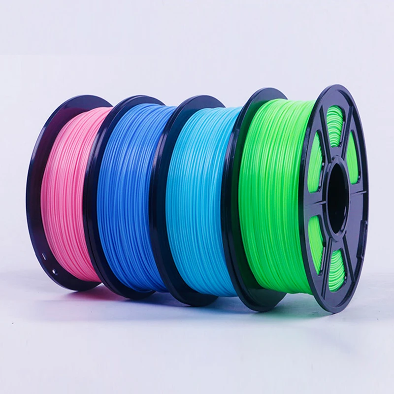 3d printer filament pla 1 75mm 1kg colorful high quality plastic printing material 6 colors white black free global shipping
