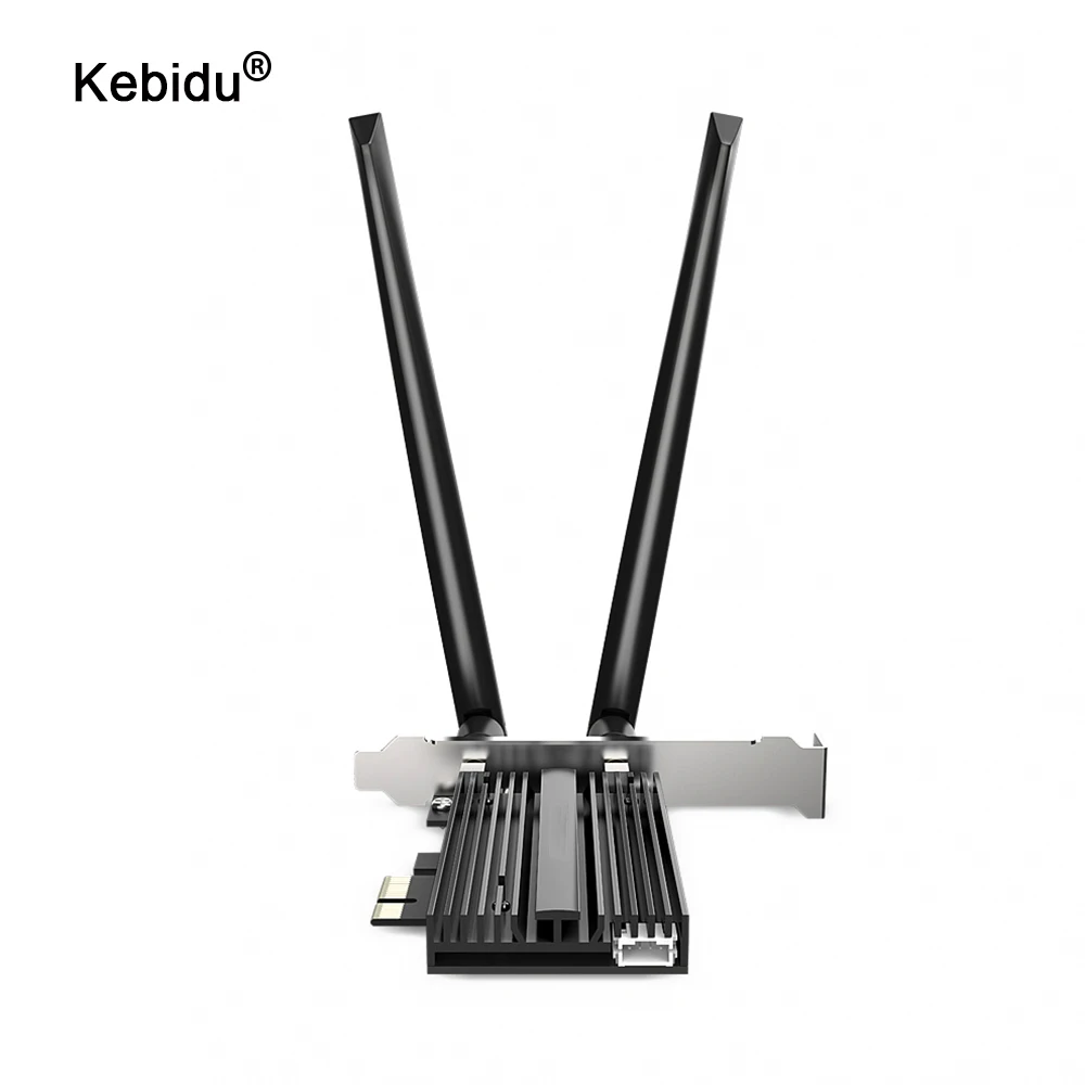 Двухдиапазонная сетевая карта 3000 Мбит/с 2 4G/5 ГГц беспроводная Bluetooth 5 0 PCI Express WiFi 6