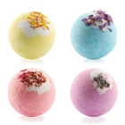 4 шт., 100 г, бомбочка для ванны, взрывной шар для купания, шар для ванны с морской солью