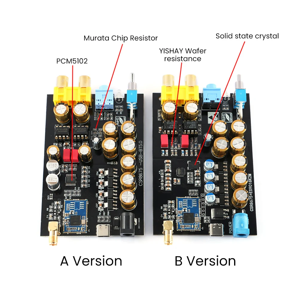Беспроводной аудиоприемник AIYIMA CSR8675 APTX HD Bluetooth 5 0 ES9018K2M LDAC DAC декодирование 24BIT TWS 3