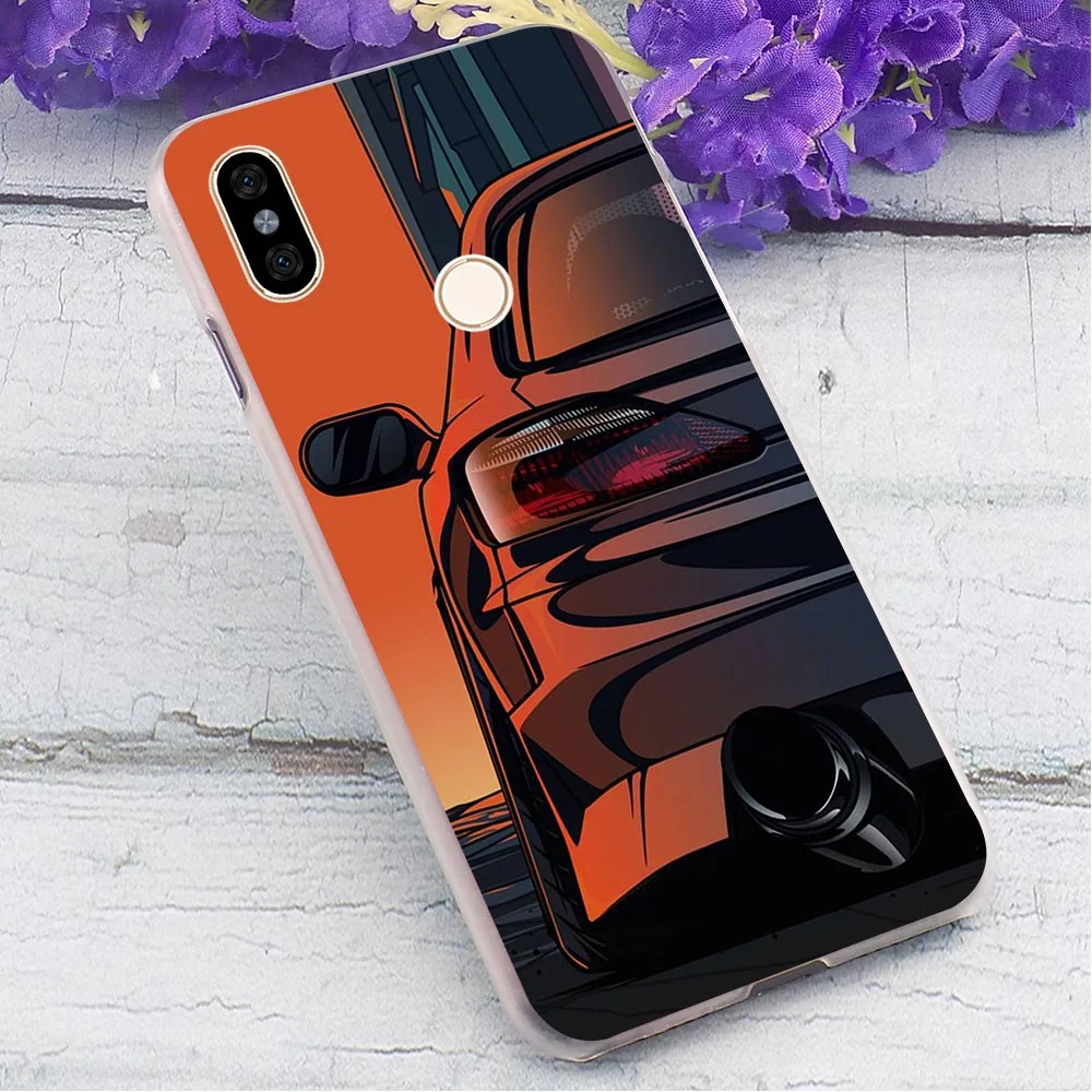 Чехол INITIAL D AE86 для Redmi 5A 4X 4A 5 6 7A Plus/6A 6/K20 Pro GO Note 4 3/5/6/7 жесткий чехол|Бамперы| |