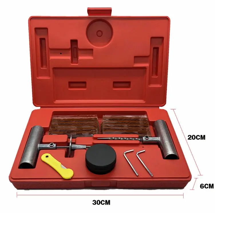 

Universal Tire Repair Kit to Fix Punctures and Plug Flats 37-Piece Value Pack T21E