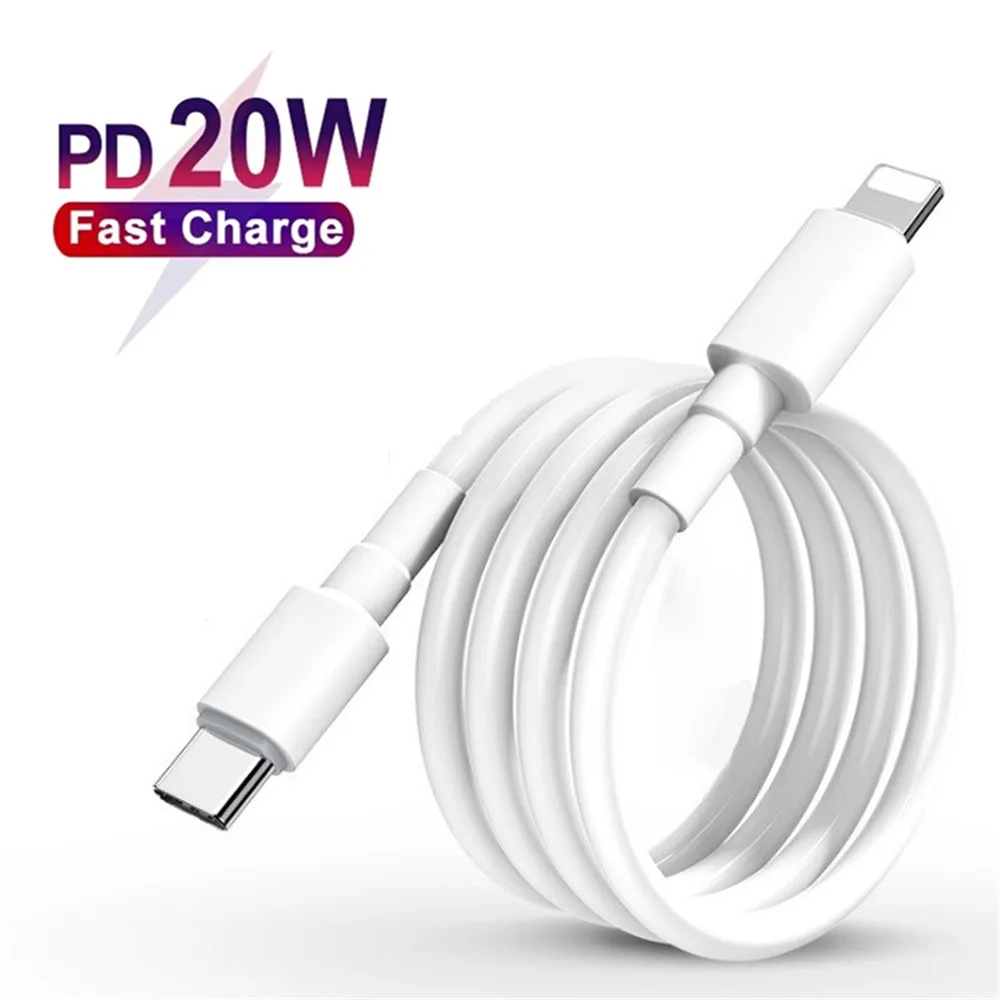 20W USB-C Output PD Fast Charger for iPhone 11 12 Pro XS Max X XR 8 Plus iPad Charging EU/US Power Adapter USB Cable | Мобильные