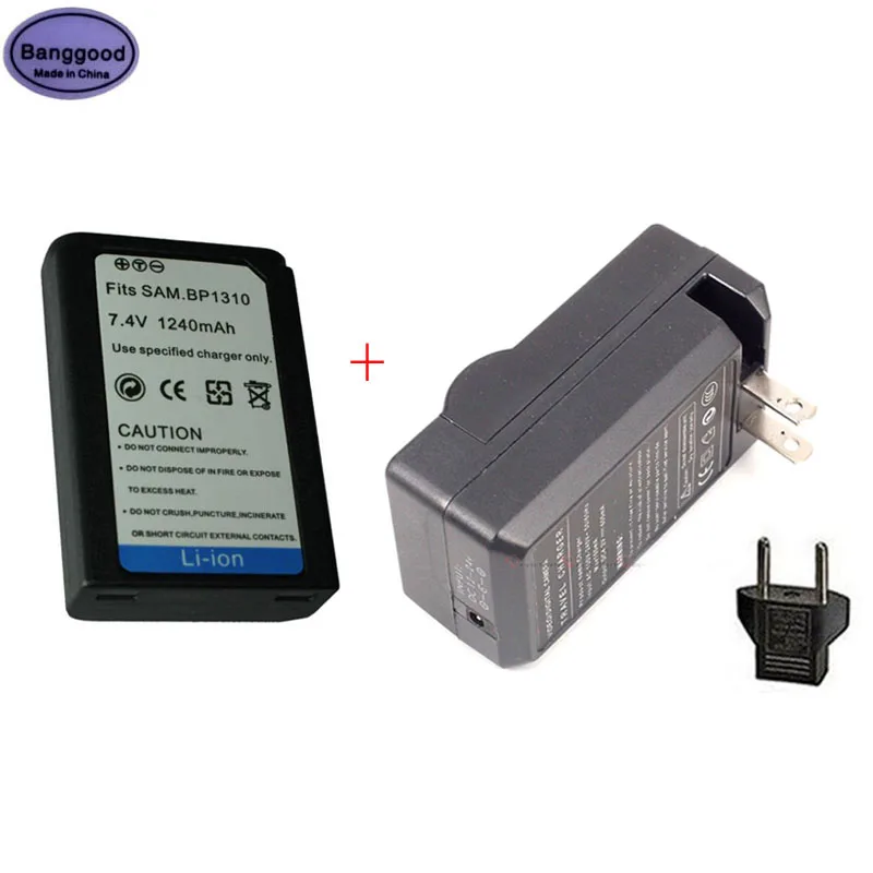 7 4 V 1240 мА/ч BP 1310 BP1310 IA IABP1310 камера батарея + зарядное устройство для Samsung NX5 NX10 NX11 NX20