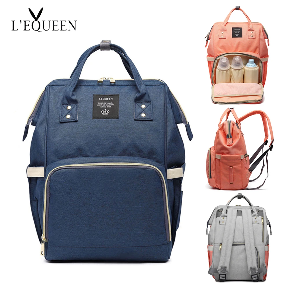LEQUEEN Детская сумка для подгузников беременных водонепроницаемая младенца рюкзак