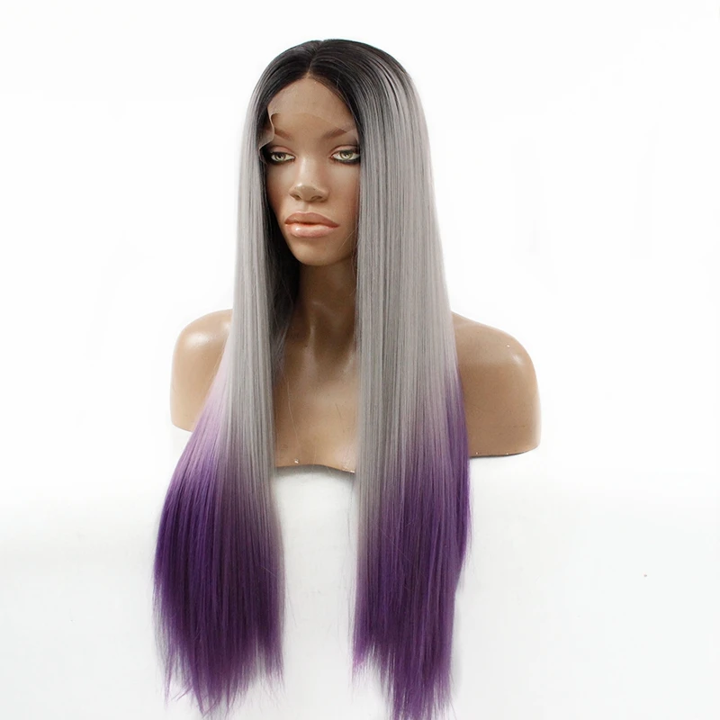 Парик для косплея термостойкий с перехлёстом из прямых волокон | Шиньоны и парики