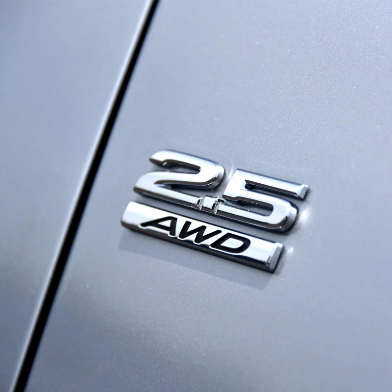 Металлическая 3d-эмблема Awd 2 0 5 для заднего багажника автомобиля логотип наклейка