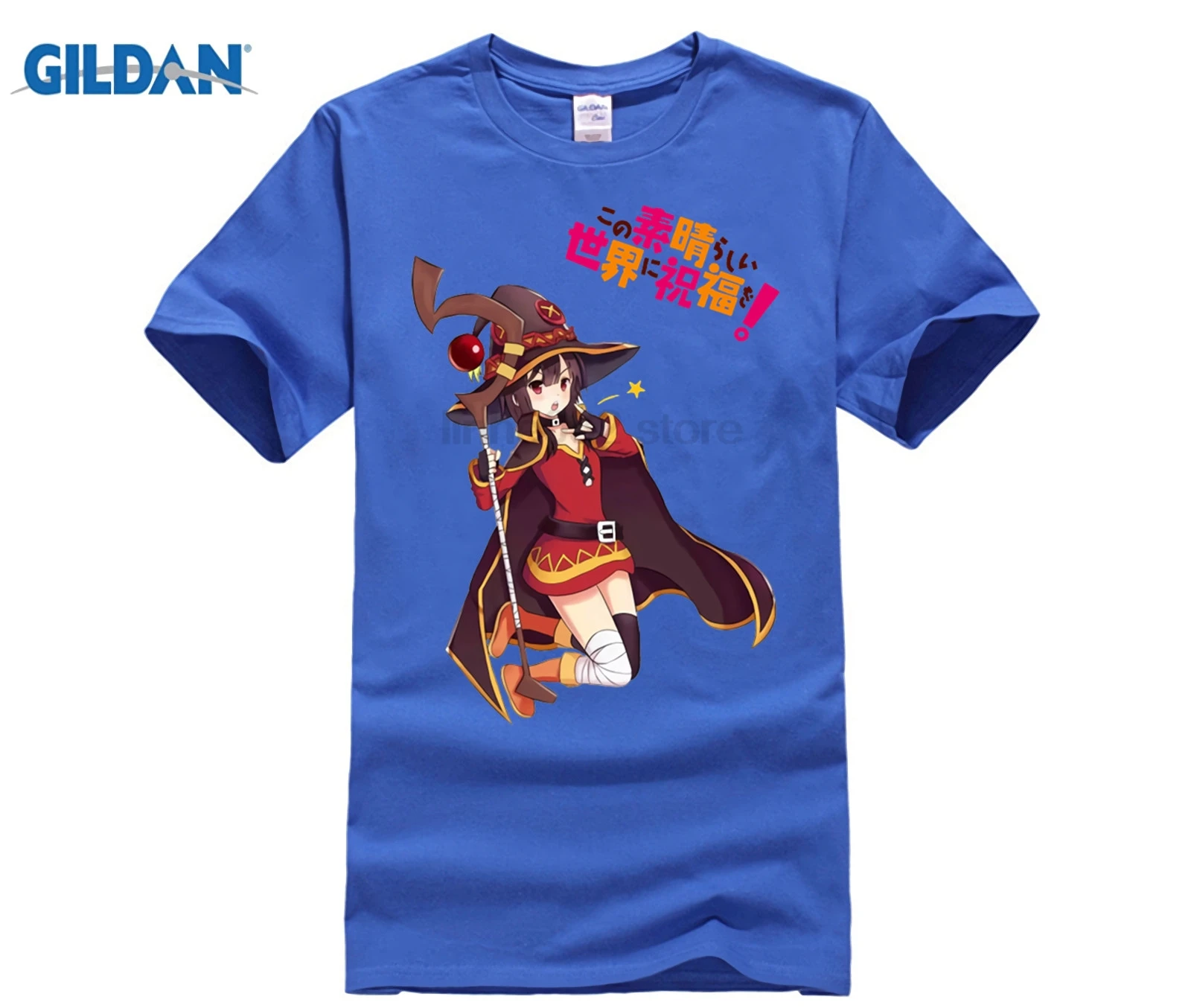 DILDAN новинка Kono Subarashii Sekai Ni Shukufuku Wo Megumin футболка для косплея аниме рисунок чернил