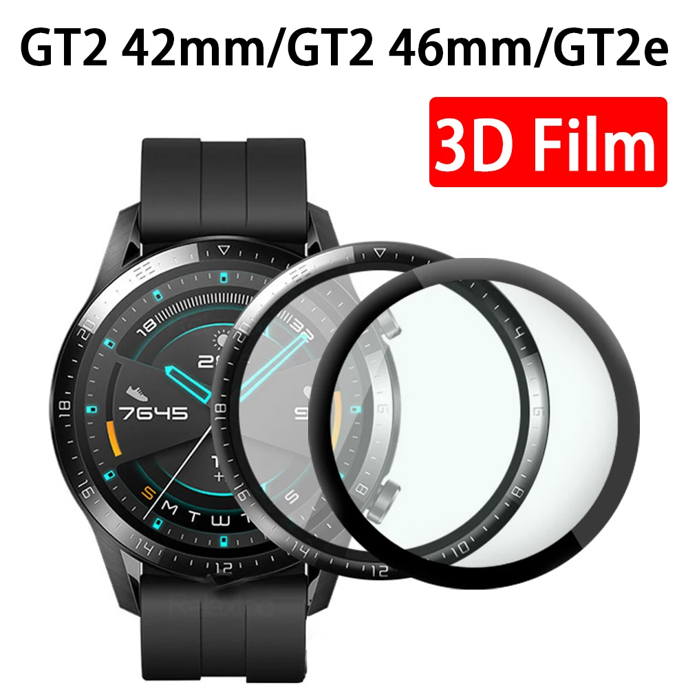 

1-2 pcs 3D Screen Protector for Huawei gt 2 42mm 46mm Watch Protective Film on for Huawei GT2 e GT2e huaweigt2 42 46 mm no glass